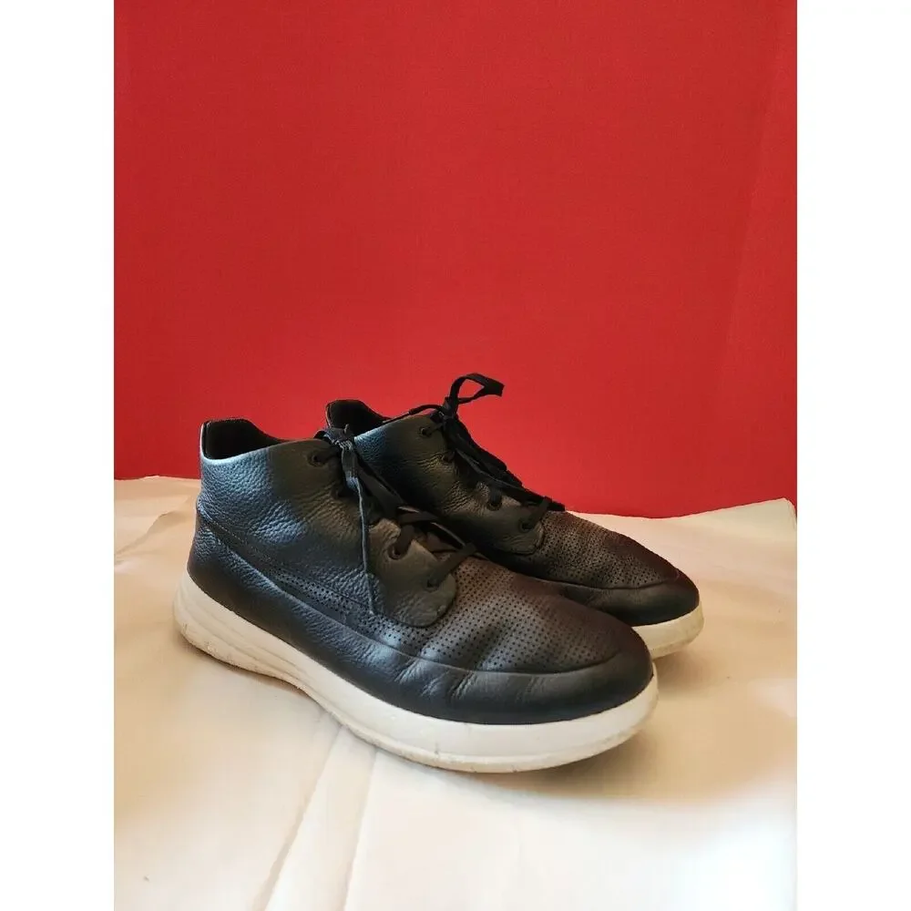 Fitflop Ankle boots mens Shoes Size 10 Black Leather Lace Up Hiking